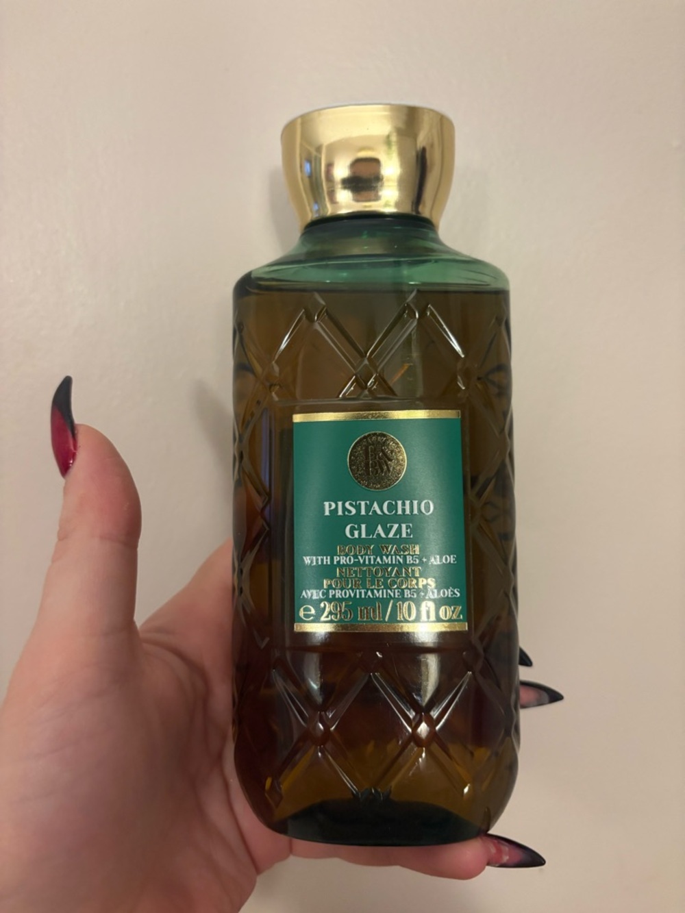 Bath & Body Works Pistachio Glaze Body Wash with Pro-Vitamin B5 & Aloe - Green